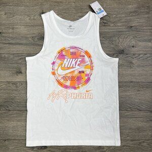 Nike Tank Top Size Medium Mens White Multicolor Sportswear Air Phoria $35